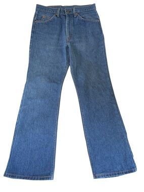 Vintage Levis 517 Orange Tab Bootcut Jeans Mid Wash Made in USA 29x28